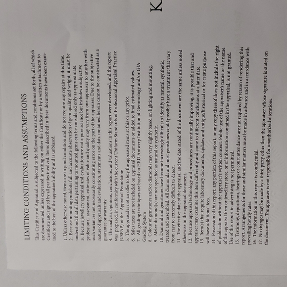 CERTIFIED 14kt White Gold, 22-Stone Diamond Infinity Ring - Picture 11 of 11